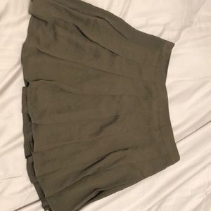 $5.00 Green pleated skirt